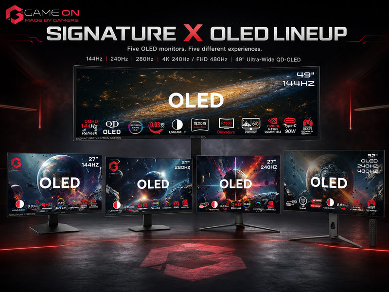 GAMEON Signature X OLED: The Lineup Expands