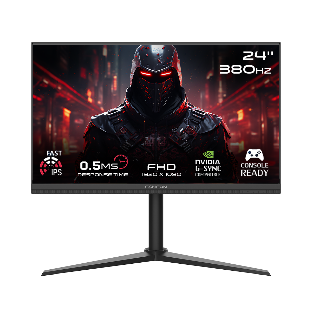 GAMEON GOMP24FHD380IPS Midnight Pro Series 24" FHD, 360Hz, MPRT