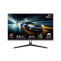 GAMEON GOAE24QHD180IPS Pro Series 23.8” QHD 180HZ, MPRT 0.5ms, HDMI 2.1, Fast IPS Gaming Monitor (Supports PS5) - Black