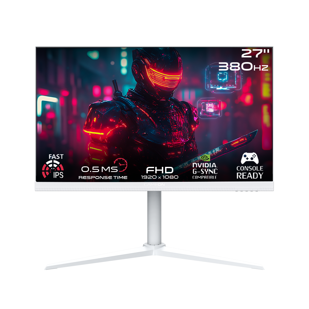GAMEON GOAP27FHD380IPS Artic Pro Series 27" FHD, 360Hz, MPRT 0.5ms