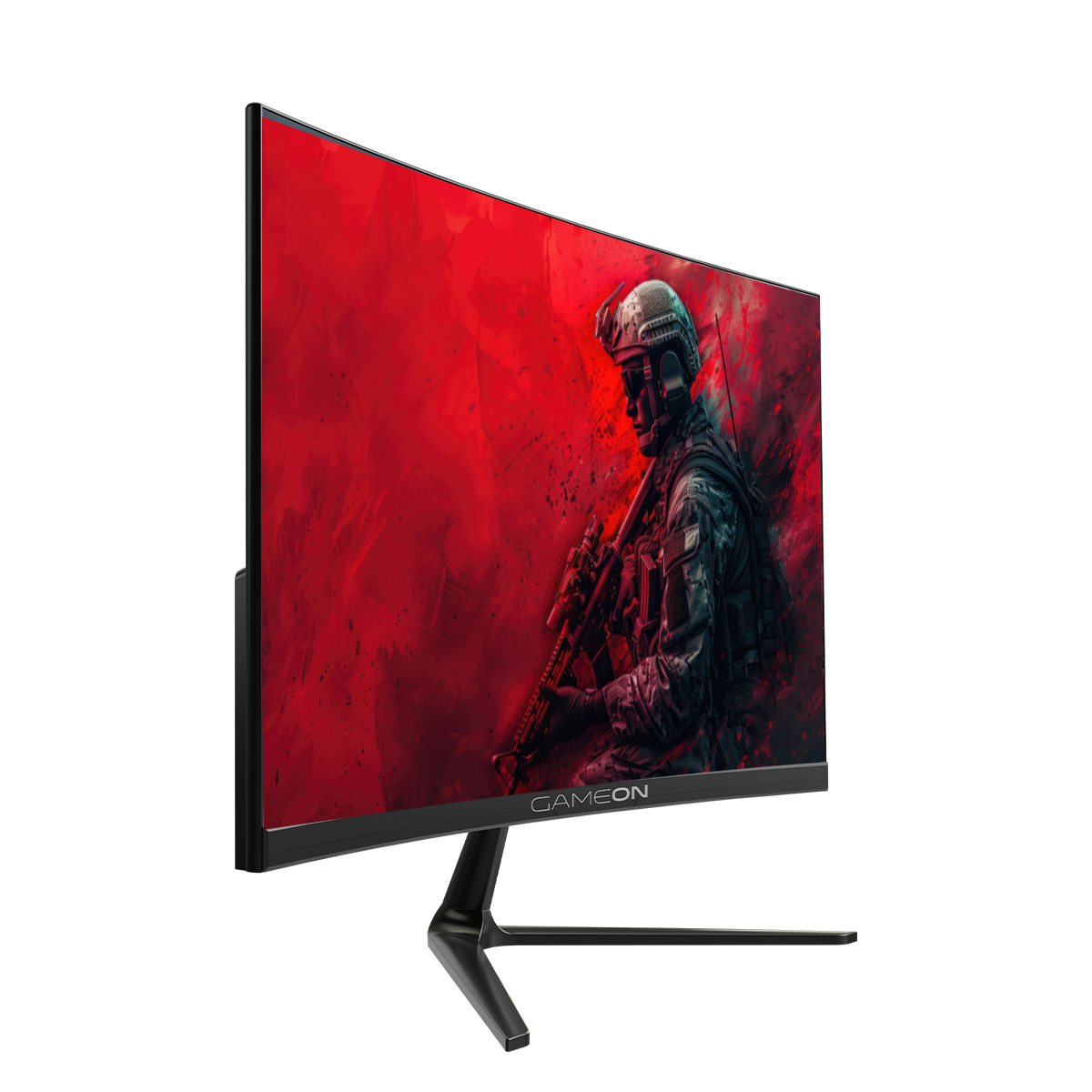 GAMEON GOC24F120VA Pro Series 24" FHD, 120Hz, MPRT 1ms, HDMI 2.1, VA Panel Curved Gaming Monitor 3000R 16:9 (Supports PS5) - Black