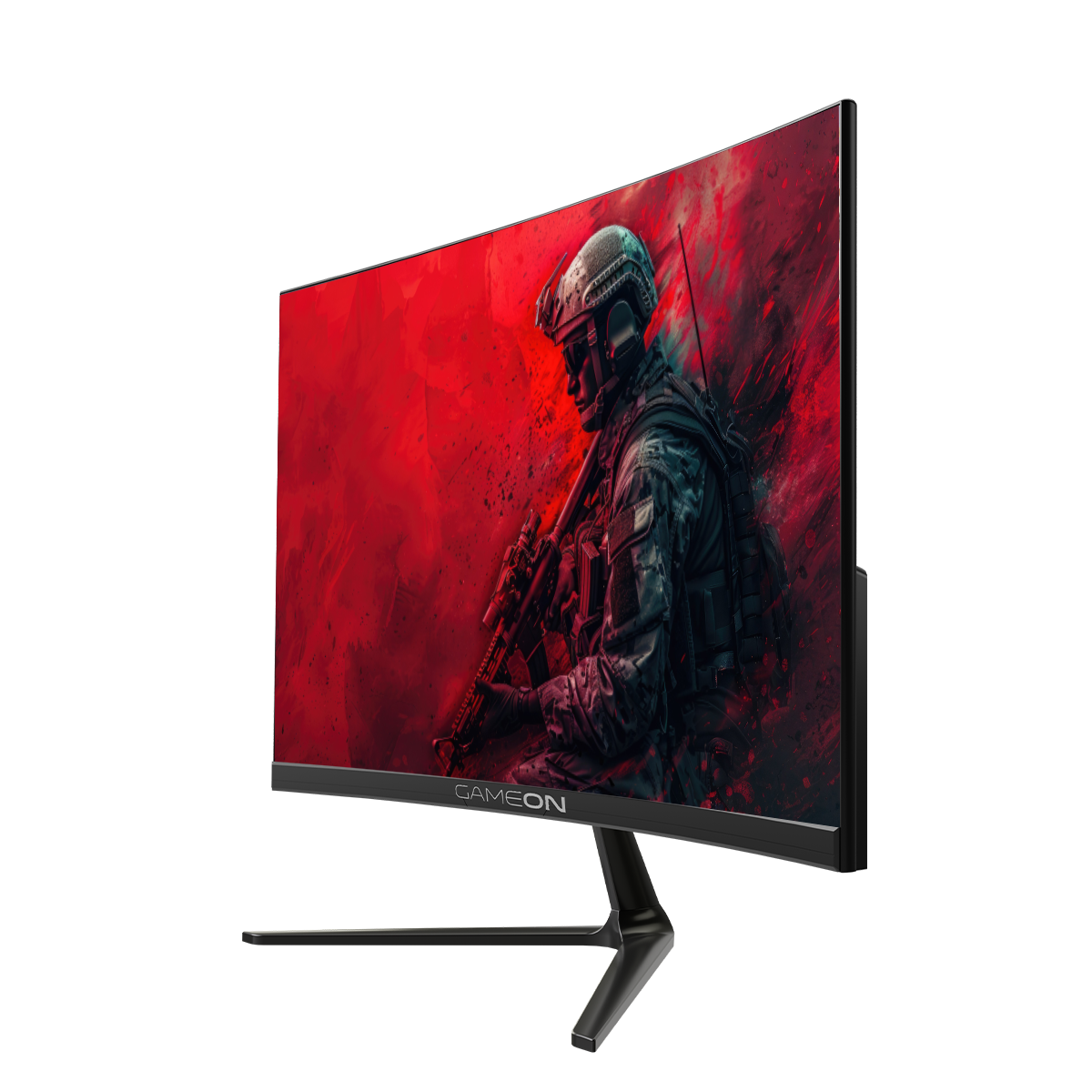 GAMEON GOC24F120VA Pro Series 24" FHD, 120Hz, MPRT 1ms, HDMI 2.1, VA Panel Curved Gaming Monitor 3000R 16:9 (Supports PS5) - Black