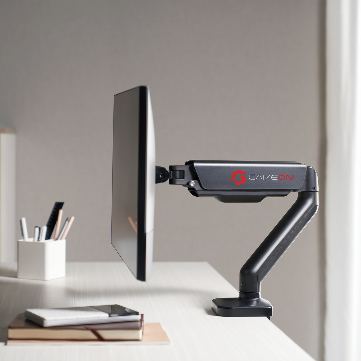 GAMEON GO-5336 Single Monitor Arm For Gaming And Office Use, 17" - 32", Arm Up To 9 KG