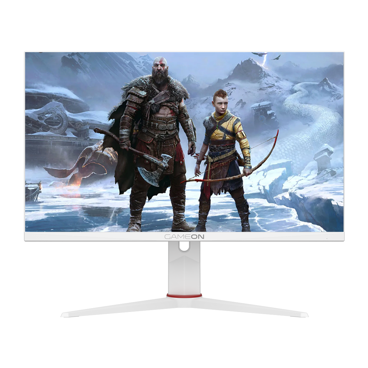 GAMEON GOA24FHD180IPS Artic Pro Series 24" FHD, 180Hz, MPRT 0.5ms, Fast IPS Gaming Monitor (Supports PS5) - White