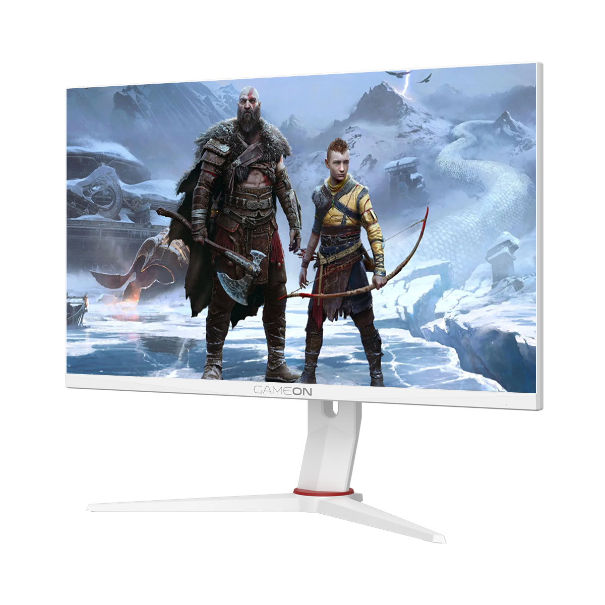 GAMEON GOA24FHD180IPS Artic Pro Series 24" FHD, 180Hz, MPRT 0.5ms, Fast IPS Gaming Monitor (Supports PS5) - White
