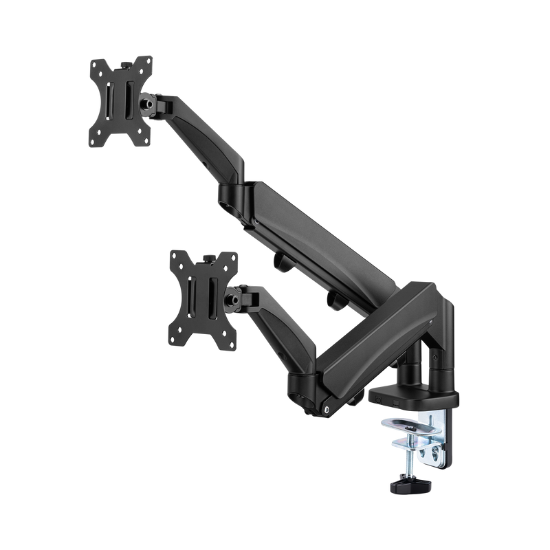 GAMEON GO-5350 Dual Monitor Arm, Stand And Mount For Gaming And Office Use, 17" - 32", Each Arm Up To 9 KG