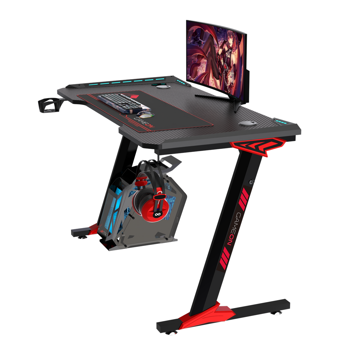 Buy Raptor II Series Z-Shaped Gaming Desk Online | Premium Quality Gaming  Desk –