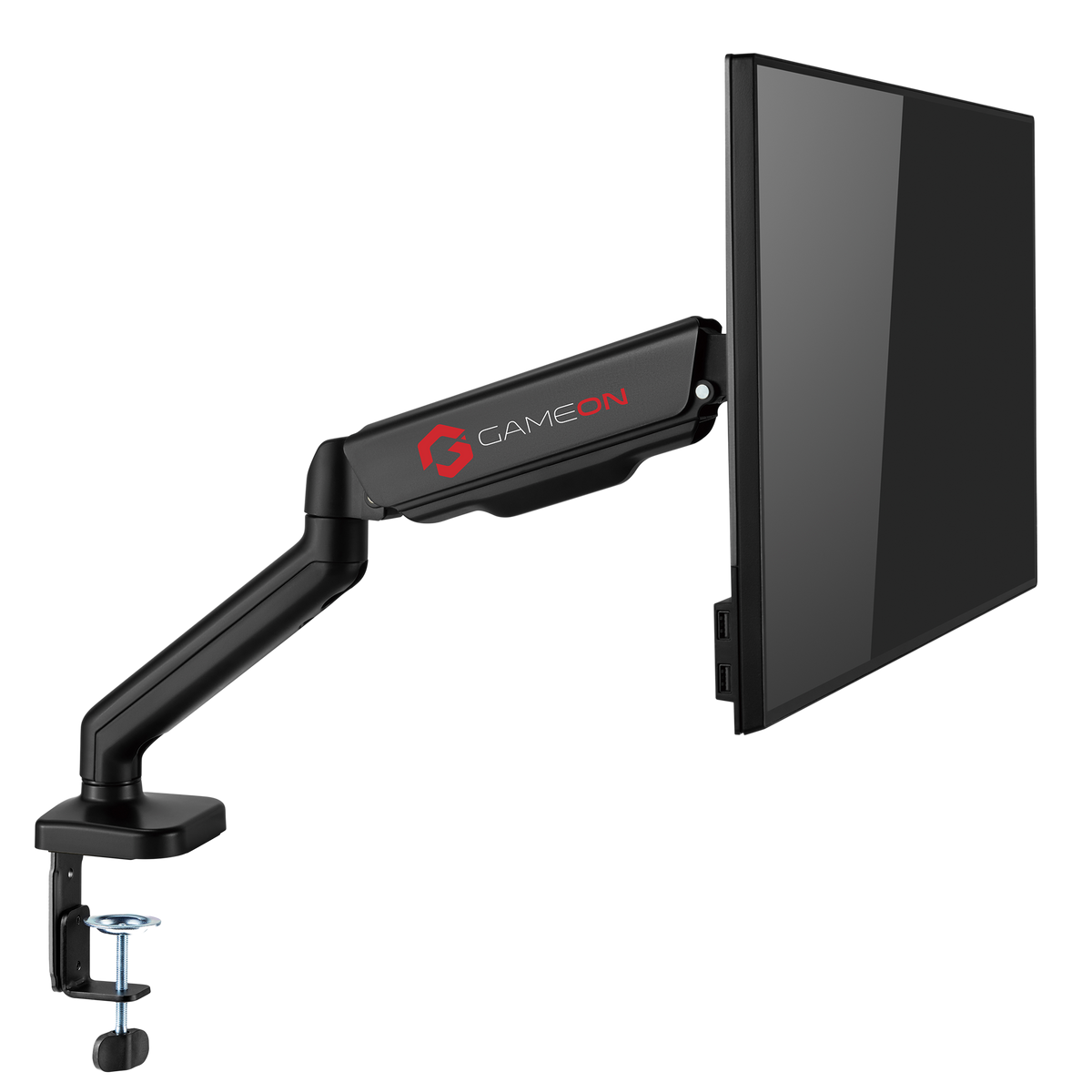 GAMEON GO-5336 Single Monitor Arm For Gaming And Office Use, 17" - 32", Arm Up To 9 KG