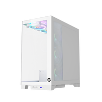 GAMEON Emperor Arctic IV Series Mid Tower Gaming Case - White