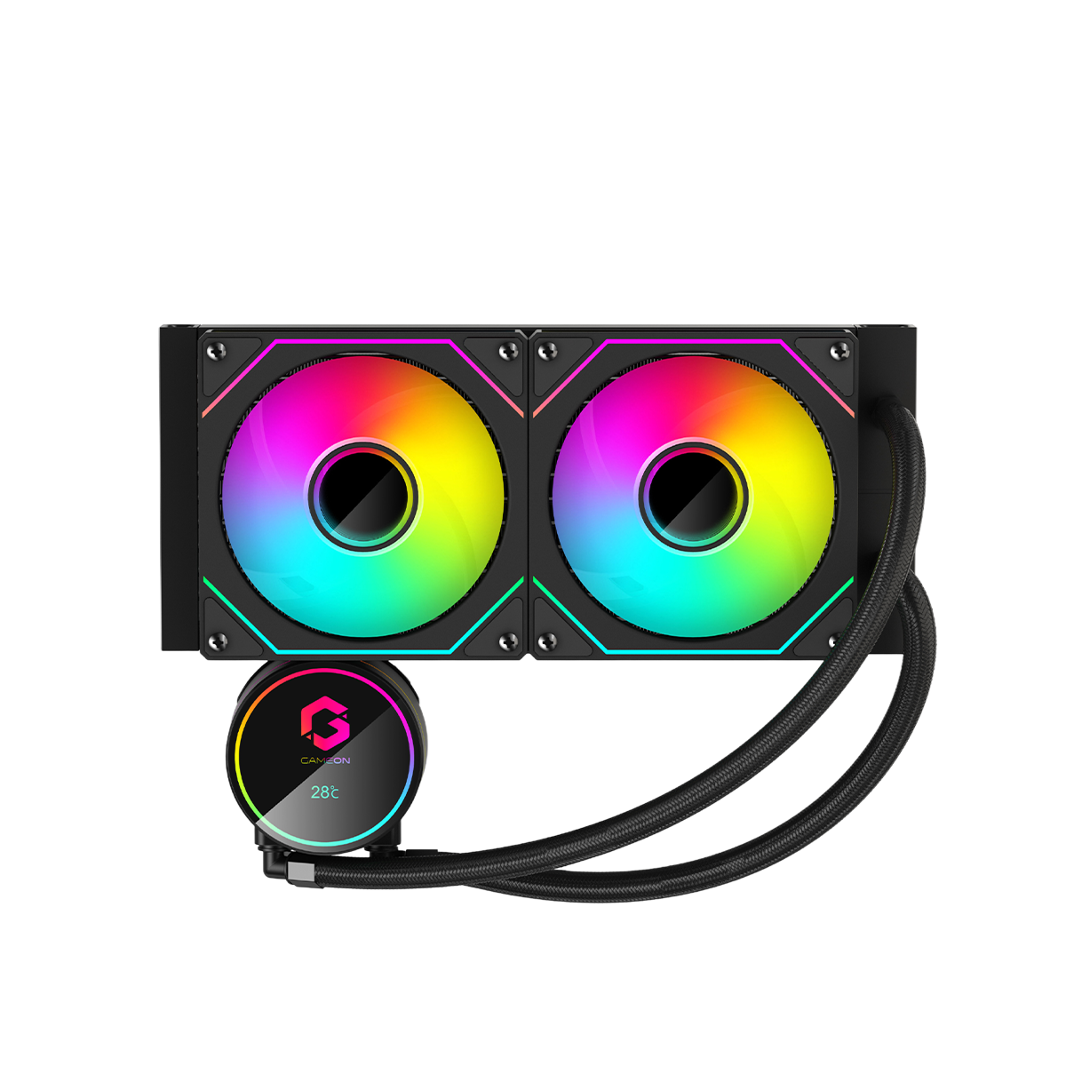 GAMEON - GO-240 KRAKEN II A380 Liquid CPU Cooler - Black