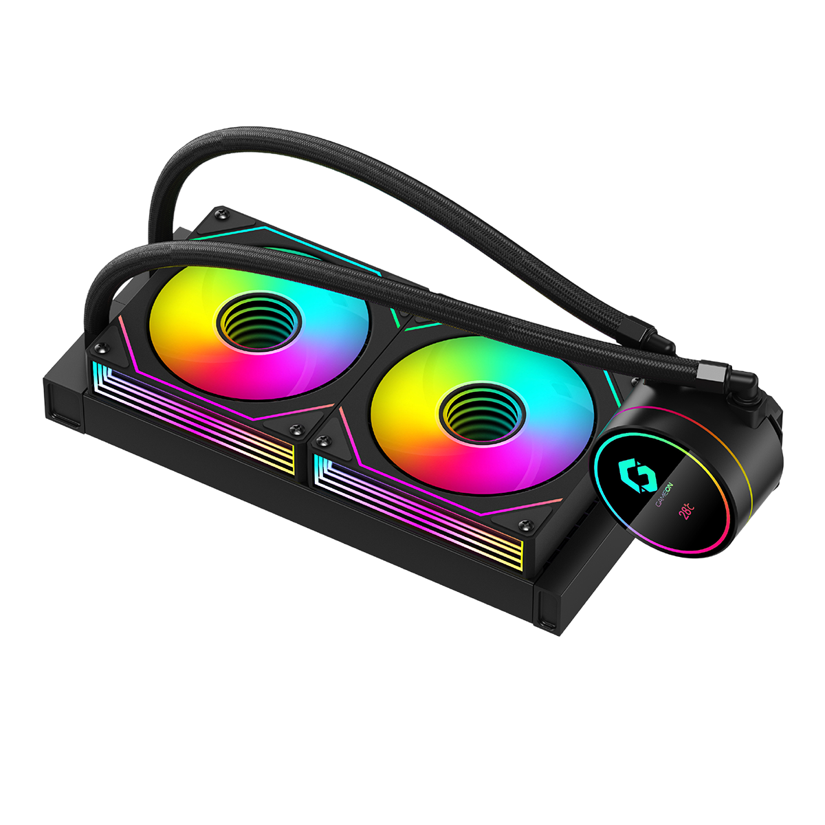 GAMEON - GO-240 KRAKEN II A380 Liquid CPU Cooler - Black