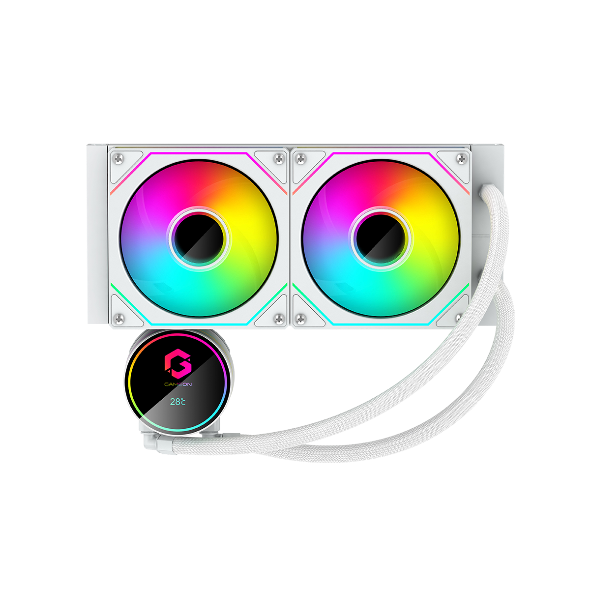 GAMEON - GO-240 KRAKEN II A380 Liquid CPU Cooler - White