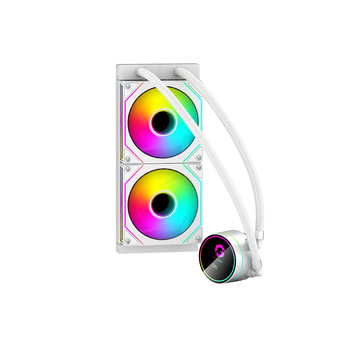 GAMEON - GO-240 KRAKEN II A380 Liquid CPU Cooler - White