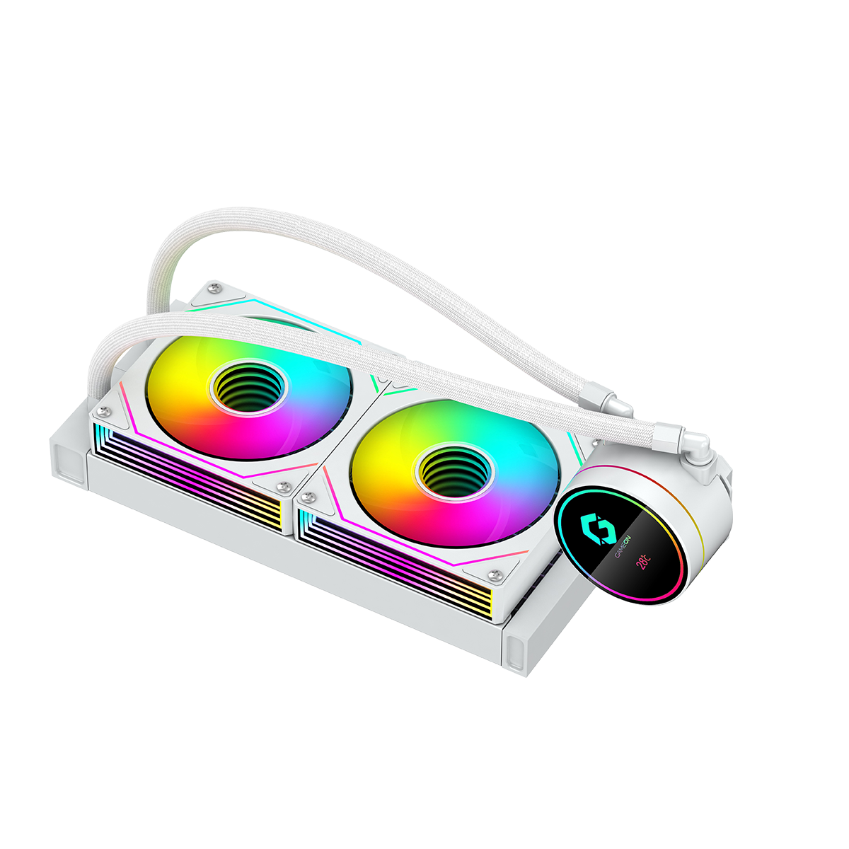 GAMEON - GO-240 KRAKEN II A380 Liquid CPU Cooler - White