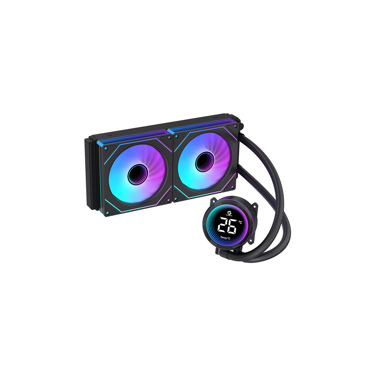 GAMEON - GO-240 KRAKEN II X Series A380 Liquid CPU Cooler - Black