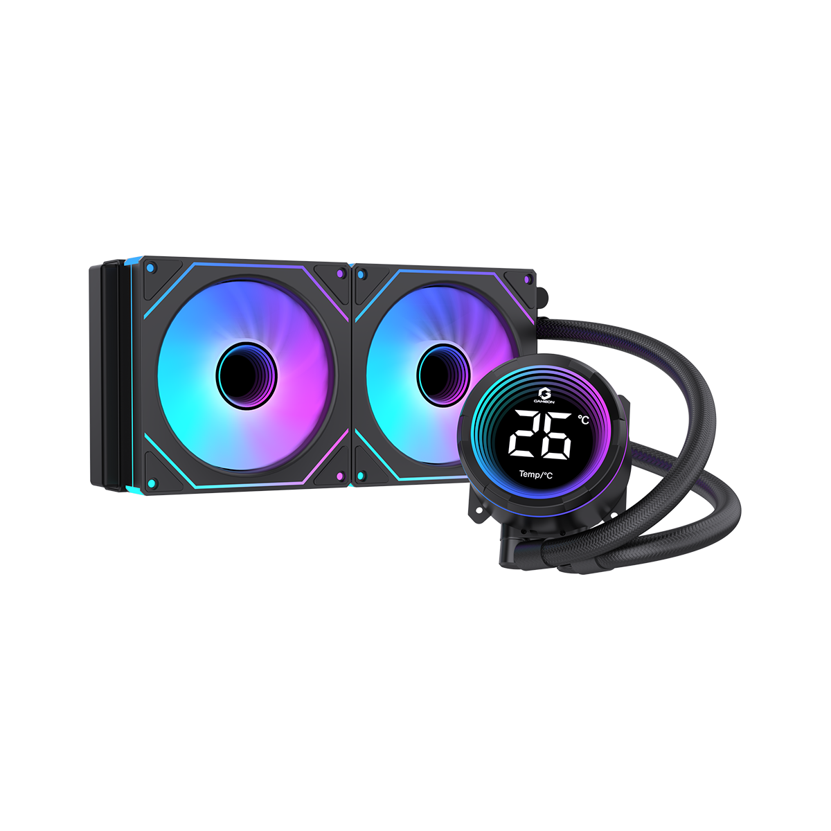 GAMEON - GO-240 KRAKEN II X Series A380 Liquid CPU Cooler - Black