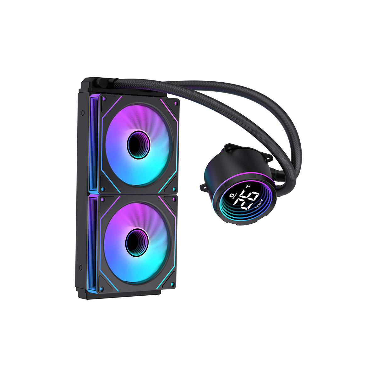 GAMEON - GO-240 KRAKEN II X Series A380 Liquid CPU Cooler - Black