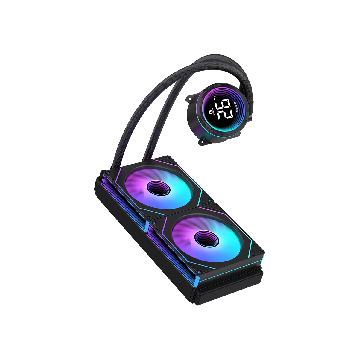GAMEON - GO-240 KRAKEN II X Series A380 Liquid CPU Cooler - Black