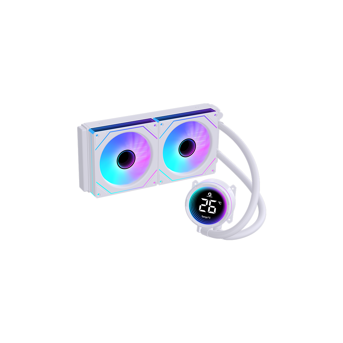 GAMEON - GO-240 KRAKEN II X Series A380 Liquid CPU Cooler - White