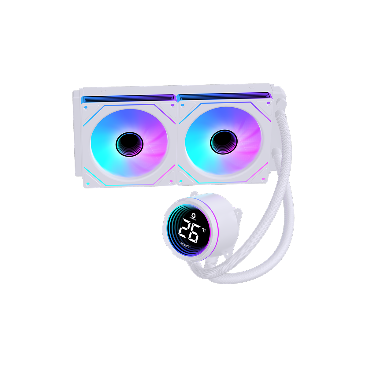 GAMEON - GO-240 KRAKEN II X Series A380 Liquid CPU Cooler - White