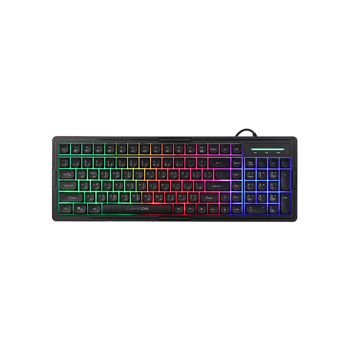 GAMEON CYPHERW XL All-In-One Gaming Bundle (Keyboard, Headset, Mouse & Mousepad) - Black