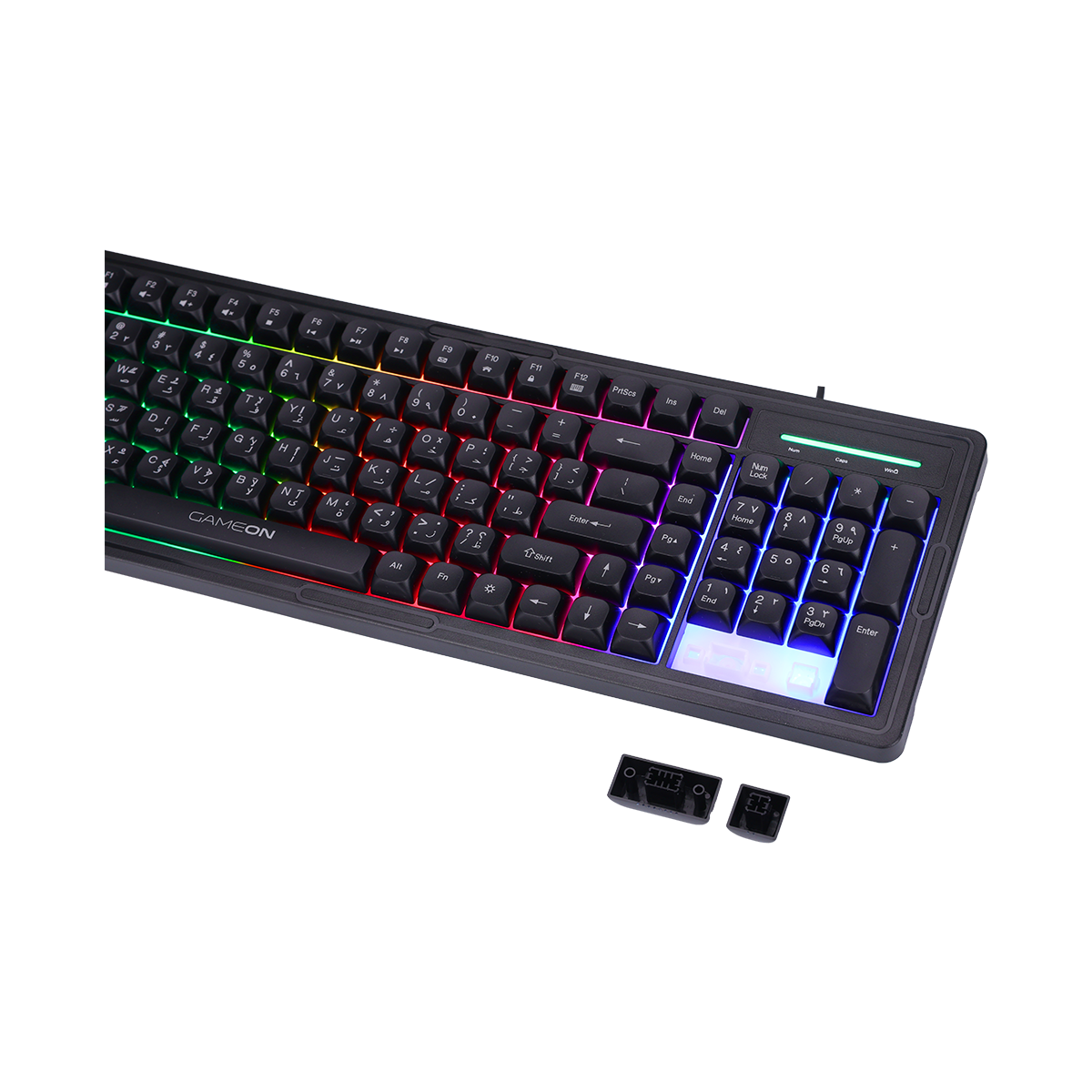 GAMEON CYPHERW XL All-In-One Gaming Bundle (Keyboard, Headset, Mouse & Mousepad) - Black