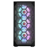 GAMEON Emperor Midnight I Series Mid Tower Gaming Case - Black