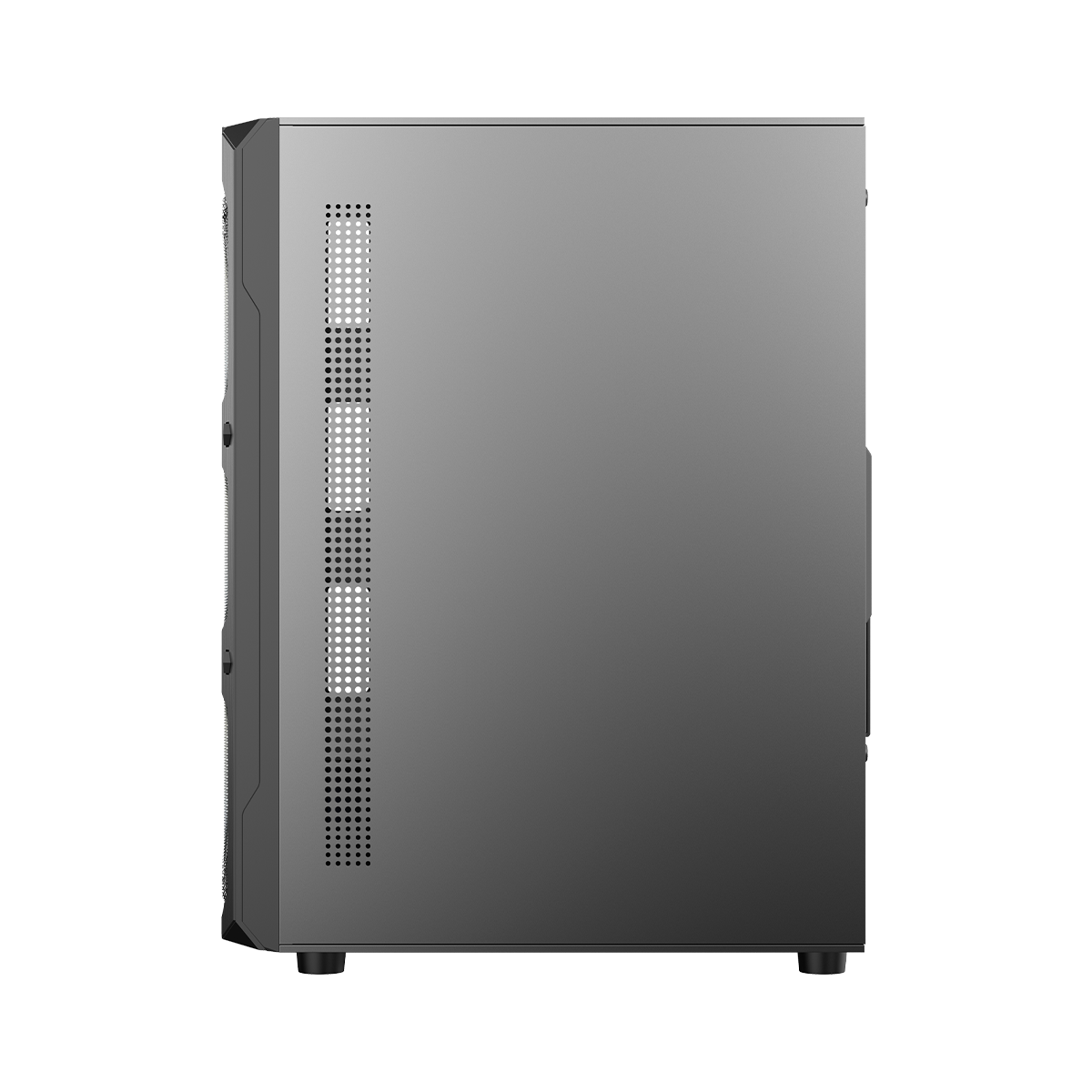 GAMEON TRIDENT III-M POWERFORGE Series Mid Tower Gaming Case with 750W Power Supply Pre-Installed - Black