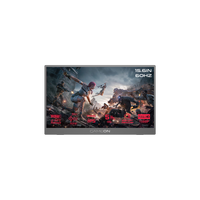 GAMEON GO15F60IPS-B FLEXVIEW Series 15.6”, 60hz, 5ms, Dual USB-C, HDMI 1.4, Slim Design IPS Panel Portable screen with Kickstand - Black