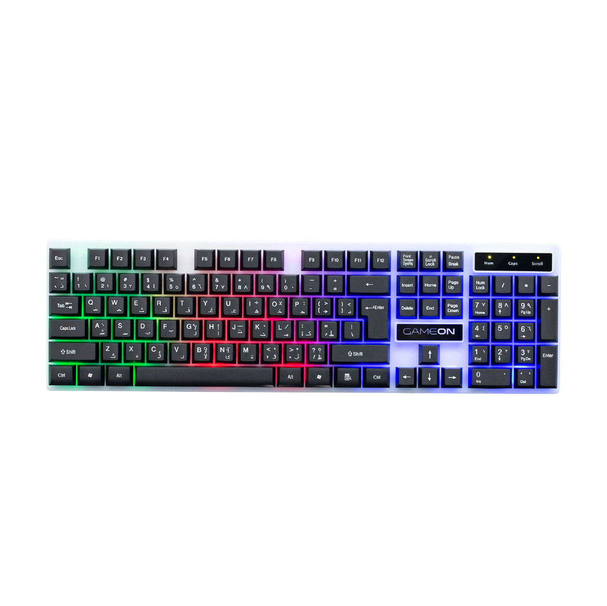GAMEON DOMINION Series GO21KM-B RGB Wired Keyboard & Mouse 2 in 1 Combo - English/Arabic