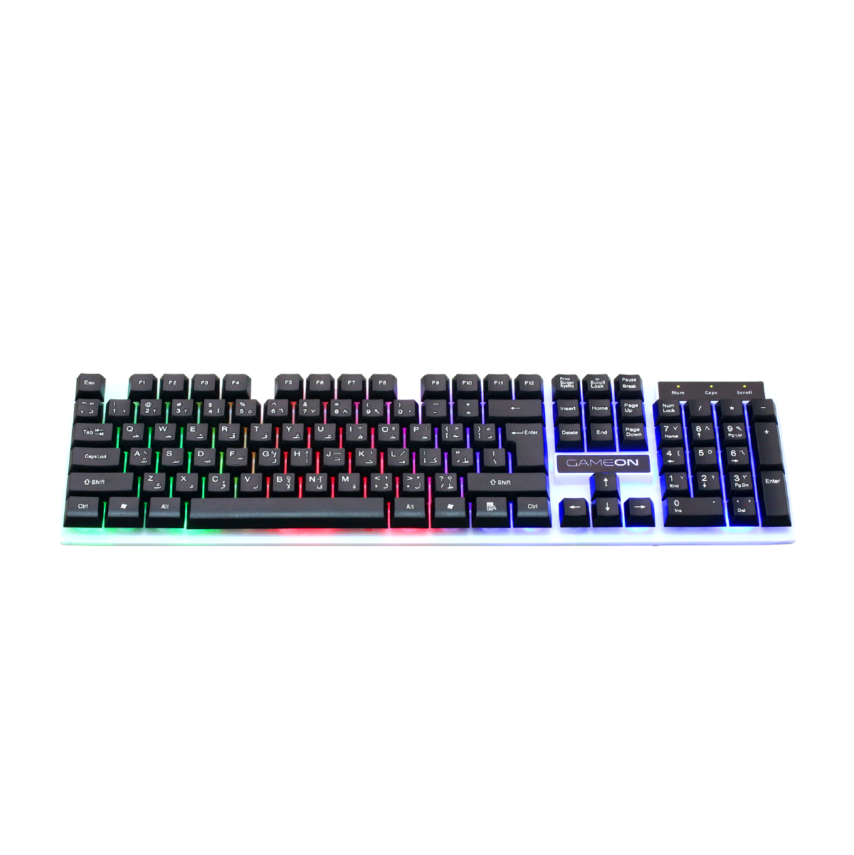 GAMEON DOMINION Series GO21KM-B RGB Wired Keyboard & Mouse 2 in 1 Combo - English/Arabic
