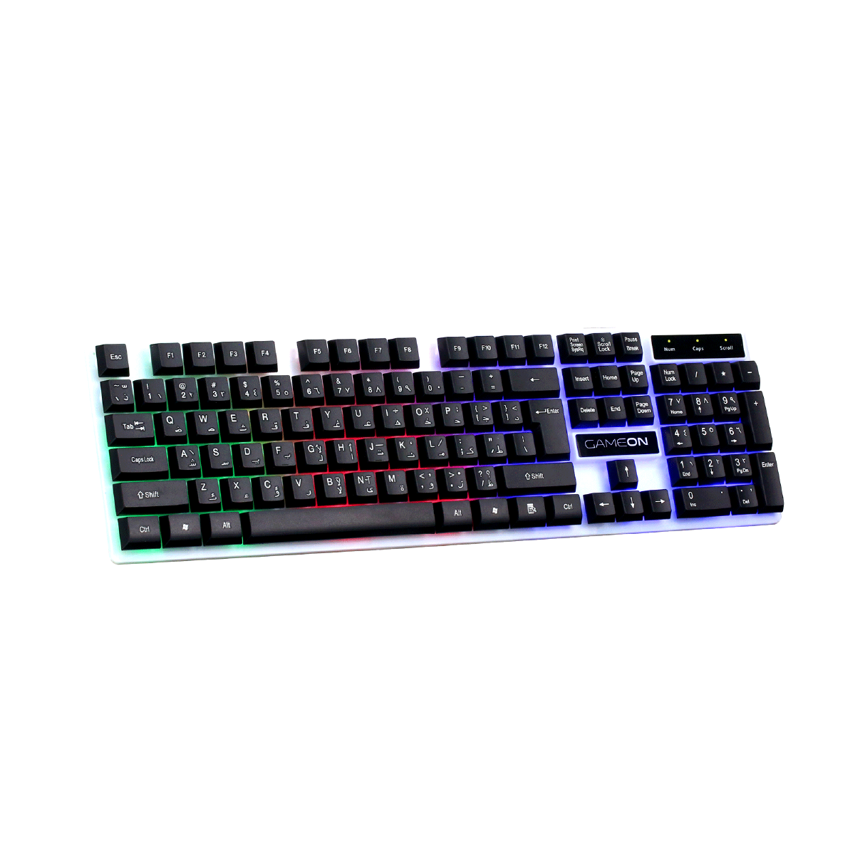 GAMEON DOMINION Series GO21KM-B RGB Wired Keyboard & Mouse 2 in 1 Combo - English/Arabic