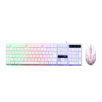 GAMEON DOMINION Series GO21KM-W RGB Wired Keyboard & Mouse 2 in 1 Combo - English/Arabic