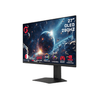 GAMEON GO27QDOLD280 Signature X Series 27" OLED QHD, 280Hz, 0.03ms, HDMI 2.1, Gaming Monitor (Supports PS5) - Black