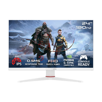GAMEON GOA24FHD180IPS Artic Pro Series 24" FHD, 180Hz, MPRT 0.5ms, HDMI 2.0, Fast IPS Gaming Monitor (Supports PS5) - White