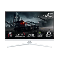 GAMEON GOA24FHD190IPS Artic Pro Series 24" FHD, 190Hz, MPRT 0.5ms, HDMI 2.1, Fast IPS Gaming Monitor (Supports PS5) - White