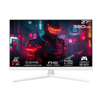 GAMEON GOAP27FHD380IPS Artic Pro Series 27" FHD, 380Hz, MPRT 0.5ms, HDMI 2.1, Fast IPS Gaming Monitor (Supports PS5) - White