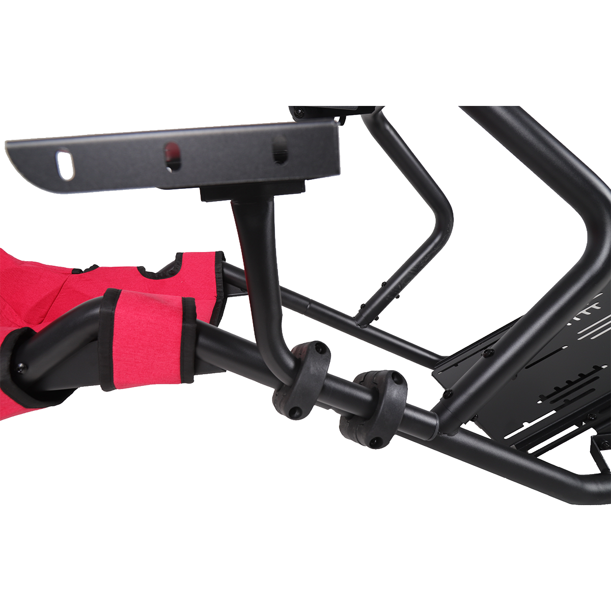 GAMEON GOFPR-6021 Flex Pro Racing Gaming Simulator Cockpit - Red/Black