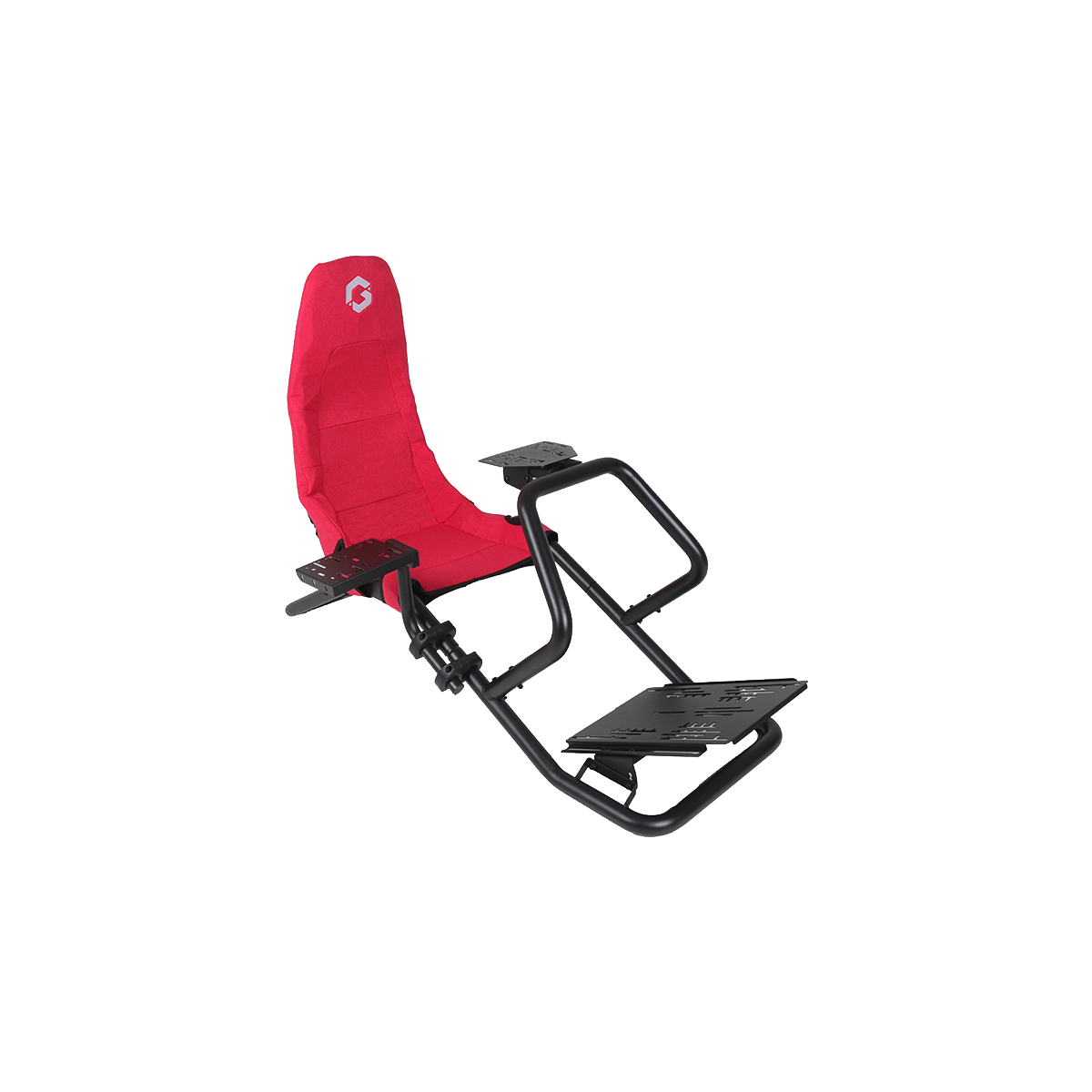 GAMEON GOFPR-6021 Flex Pro Racing Gaming Simulator Cockpit - Red/Black