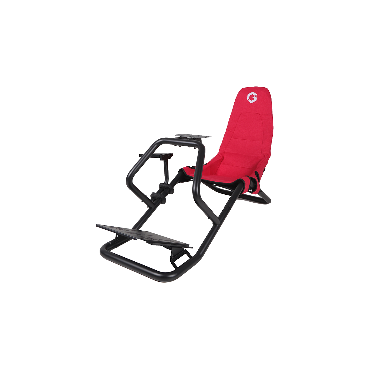 GAMEON GOFPR-6021 Flex Pro Racing Gaming Simulator Cockpit - Red/Black