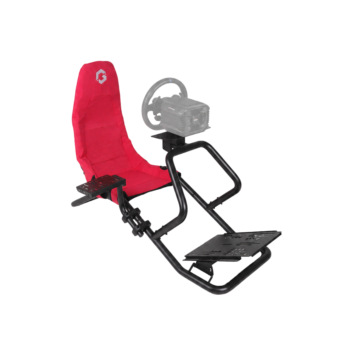 GAMEON GOFPR-6021 Flex Pro Racing Gaming Simulator Cockpit - Red/Black