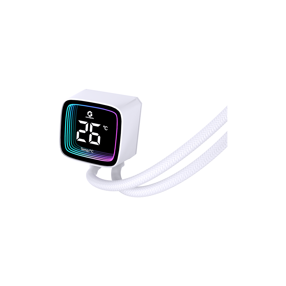 GAMEON - KRAKEN X Pro Series N360 LCD Display Liquid CPU Cooler 360mm With ARGB Tube – White
