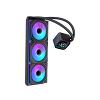 GAMEON - KRAKEN X Pro Series N360 LCD Display Liquid CPU Cooler 360mm With ARGB Tube – Black