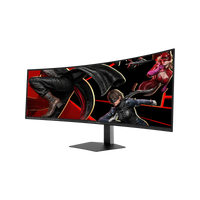 GAMEON GOM49DQDOLD144 Signature X Ultra-Wide Series 49" QD OLED (Screen care 2.0), 144Hz, MPRT 0.03ms, HDMI 2.1, Fast VA Panel Curved Gaming Monitor R1800 (Supports PS5) – Black