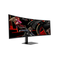 GAMEON GOM49DQDOLD144 Signature X Ultra-Wide Series 49" QD OLED (Screen care 2.0), 144Hz, MPRT 0.03ms, HDMI 2.1, Fast VA Panel Curved Gaming Monitor R1800 (Supports PS5) – Black