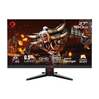 GAMEON GOMD27QHD180IPS Epic Series 27" QHD, 180Hz, 0.5ms, HDMI 2.1, IPS Gaming Monitor (Supports PS5) – Black