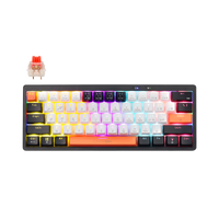 GAMEON AEROX Series GOMK160-RS 60% RGB Mechanical Wired Gaming Keyboard, Red Switch - English/Arabic