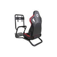 GAMEON GOMPRX-6013 Master Pro X Racing Gaming Simulator Cockpit - Red/Black
