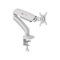 GAMEON GO-5450 Mechanical Spring Dual Monitor Arm For Gaming And Office Use, 17" - 32", Flat Monitor Up To 9 KG & Curve Monitor Up To 9 KG - White