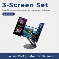 GAMEON OmniView Series 15.6″ FHD, IPS, 60Hz Modular Cockpit Monitor - Black